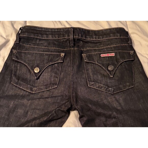 SOLD Vintage Hudson Y2K Low Rise Carly Flap Straight Jeans 26 - Picture 1 of 11